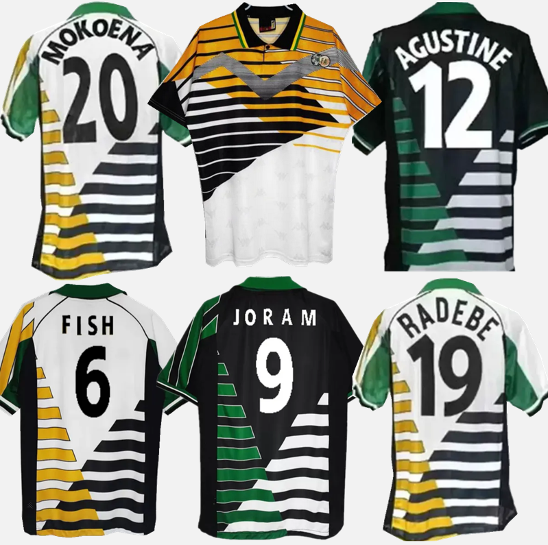 Retro 1994 1998 classic south soccer jerseys Africa Bartlett Mokoena Fortune RADEBE MOKOENA national team Retro McCARTHY MOKOENA Uniforms Men Football Shirt S-2XL