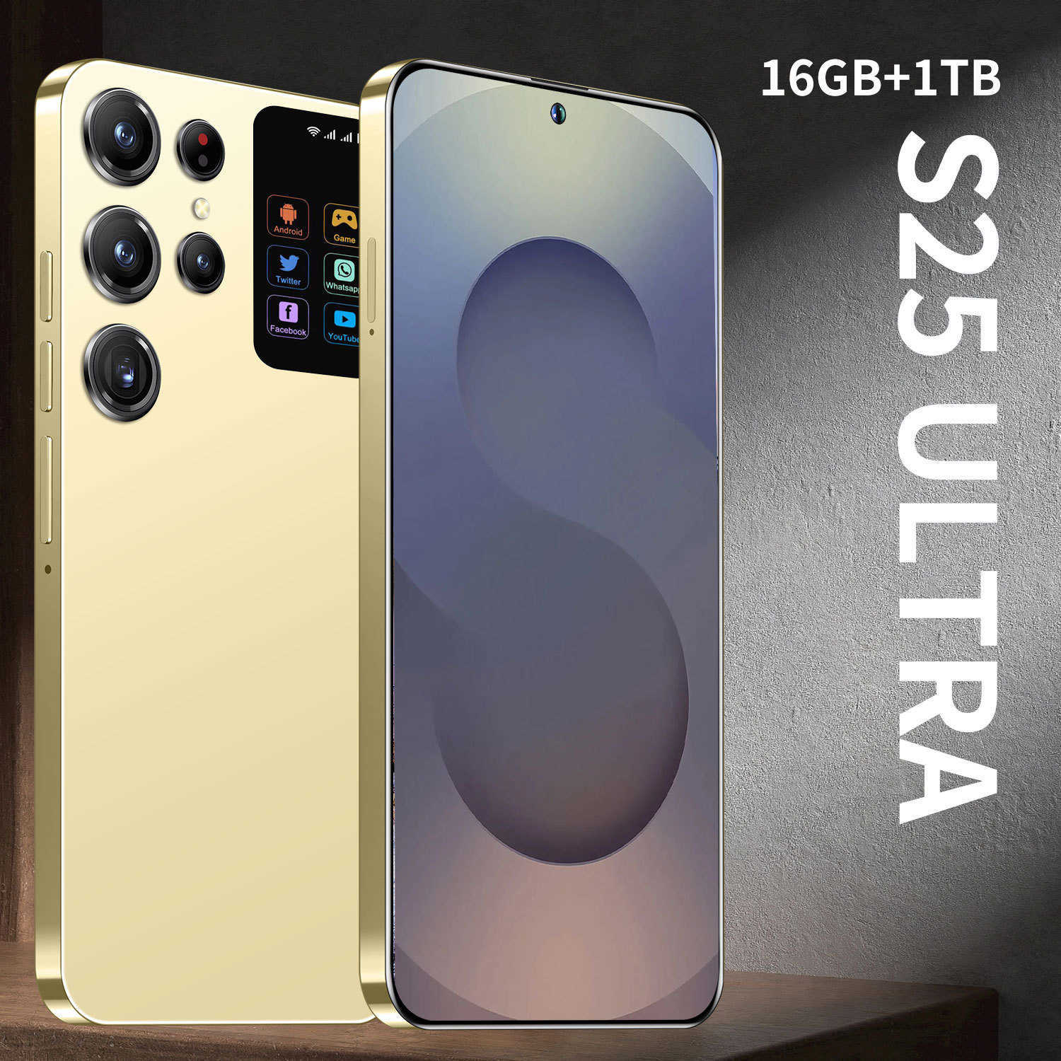 S25 Ultra Android smartphone 16+1TB hot selling secondary screen cheap phone R250516