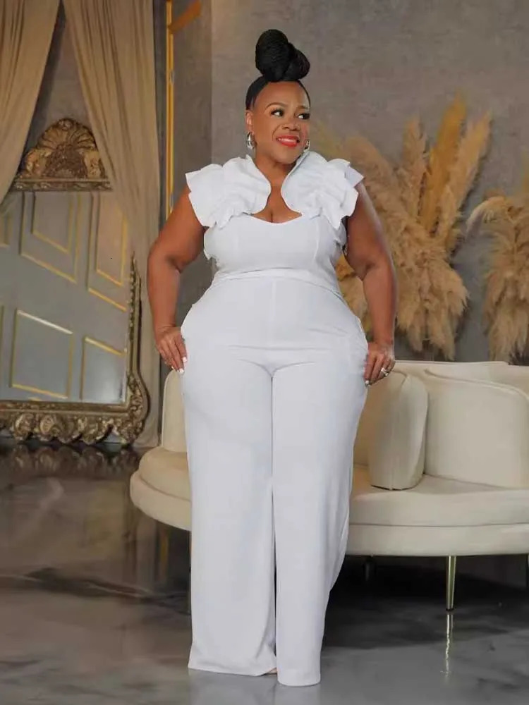 Women Elegant Long Jumpsuits One Piece Outfits Female Jumpsuit Solid Backless Streetwear Zipper Plus Size Summer Jumpsuit Pant 250515