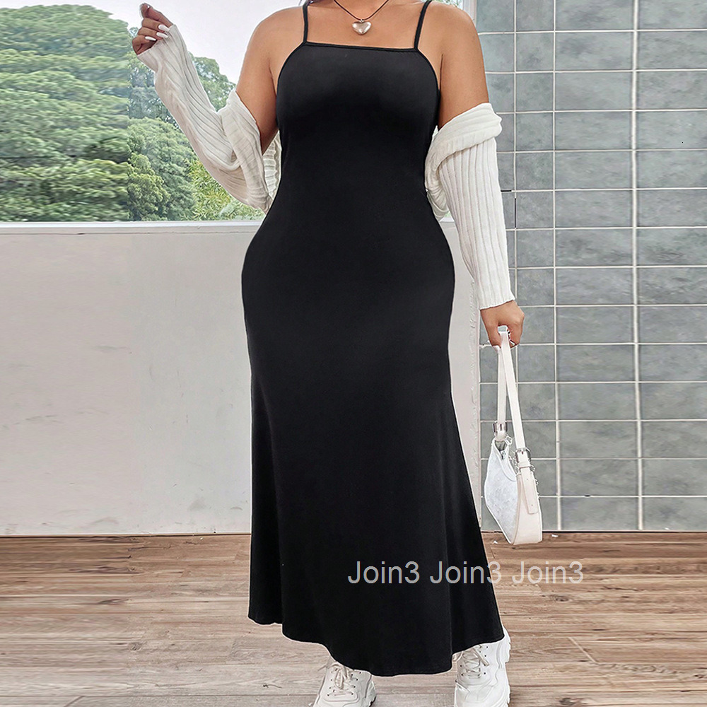 Large Size Womens High-end Fishtail Suspender Long Dress Looks Slim and Sexy with a Hip Hugging and Kardashian Dress