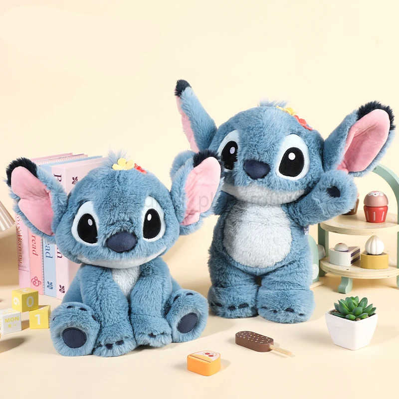 Disney Genuine Disney Stitch Plush Toy Anime Lilo Stitch Stuffed Toys Kawaii Cartoon Cute Plsuh Doll Anime Toys Kids Birthday Gift W20250520