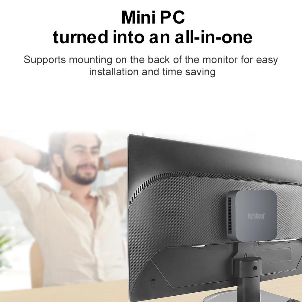 Ninkear MBOX 11, Intel Processor N150 (up to 3.6 GHz), 16GB DDR4 RAM 512G M.2 SSD,Mini Desktop Computer for Business, Education, Home