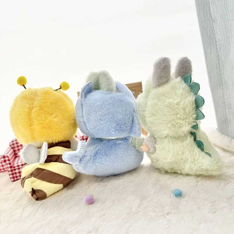 Labubu 17cm Clothes Idol Dolls Sitting Par Monster Outfit with Sharks Bees Dinosaurs Accessories DIY Clothing Gift Creative Z250516