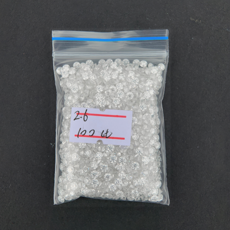 Loose Moissanite Diamonds Classic DEF White VVS Round Brilliant Cut 0.1-1CT Small Synthetic Stone Wholesale Moissanites For Jewellery Making