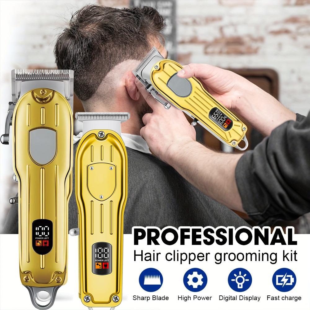 Shaver, Hair Clipper, Nose Hair Repairer, Golden Four in One 2025 New Style Set, Fashionable and Atmospheric, Hair Salon, Family Exclusive