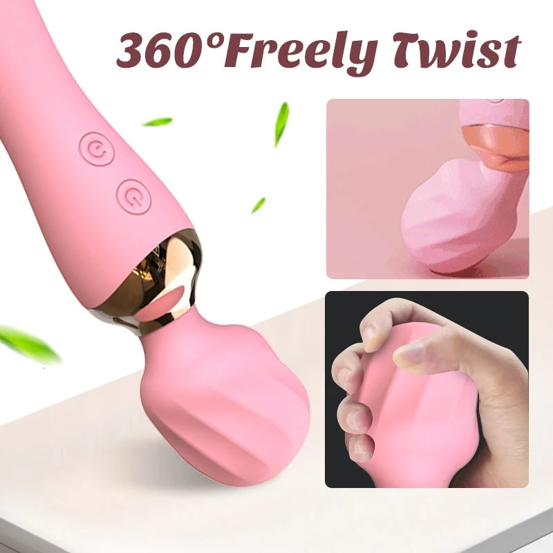 10 Speeds Powerful Female Vibrator AV Magic Wand G-Spot Massager Sex Toys Women Clitoris Stimulate Things for Adults Supplies 250515