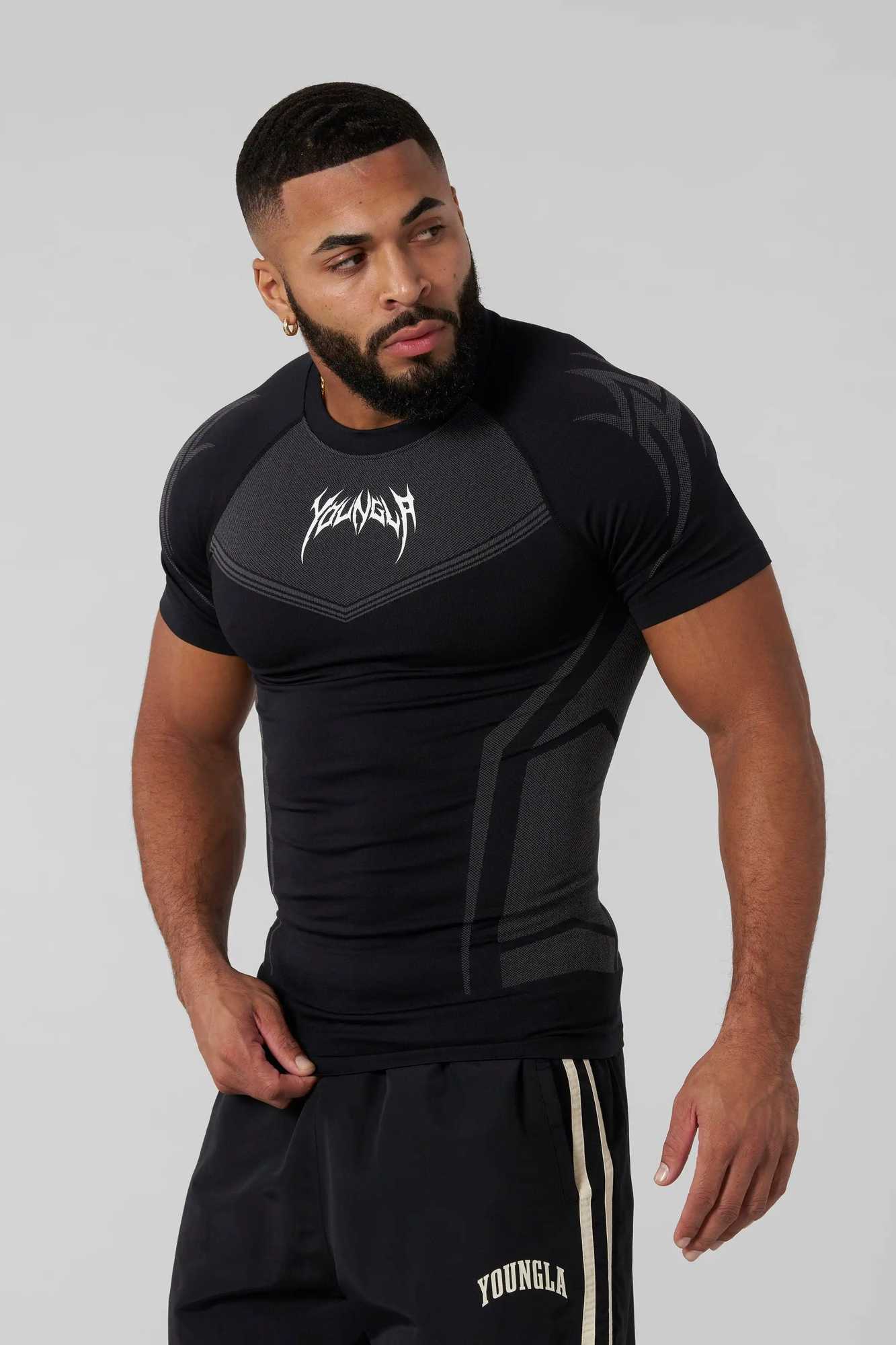 The 2025 best-selling War God Compression 3D printed mens and womens quick-drying breathable casual T-shirts X250516