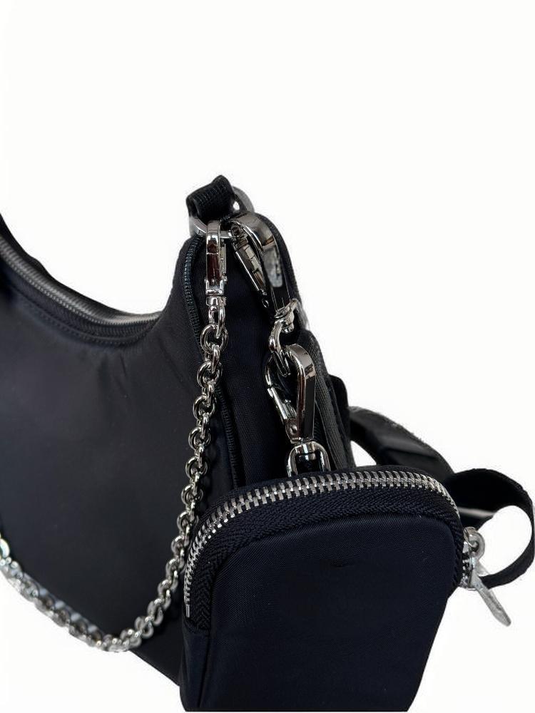 2025 casual women's bag new style armpit chain three in one shoulder bag versatile crossbody bag