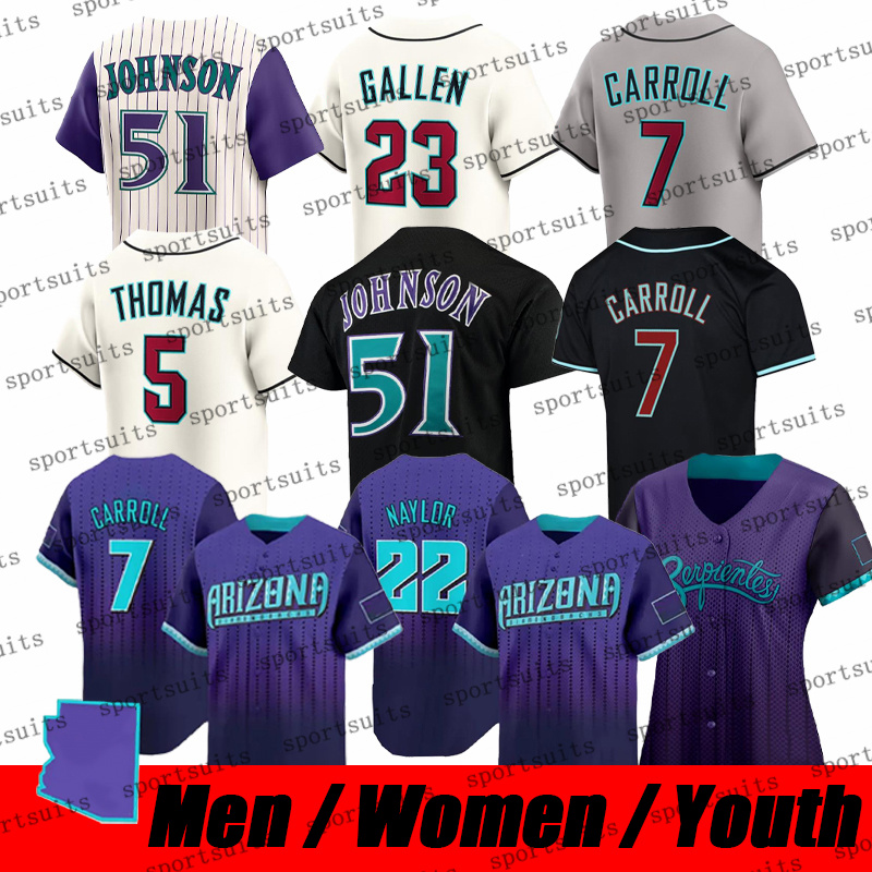 7 Corbin Carroll Diamondbacks 2025 City Connect Jersey Josh Naylor Lourdes Gurriel Jr. Alek Thomas Ketel Marte Gabriel Merrill Kelly Zac Gallen