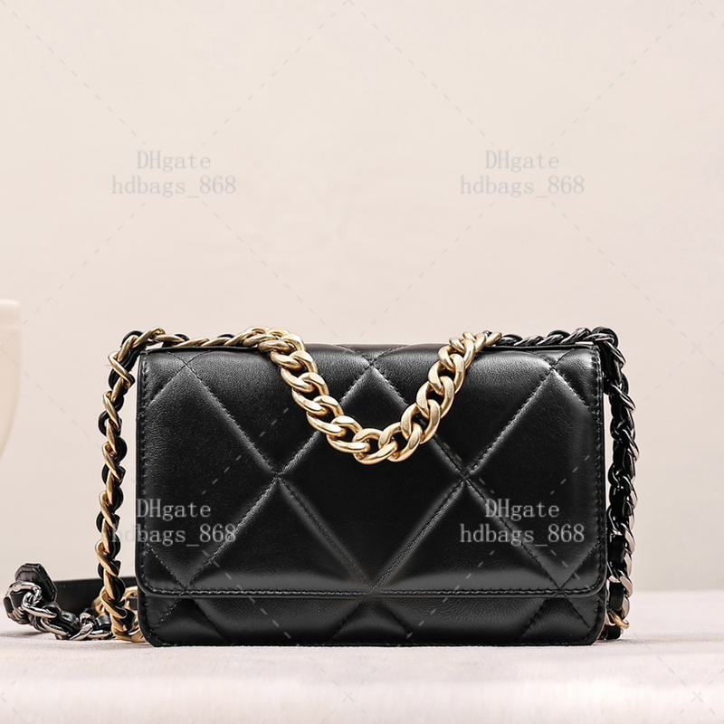 Mini Designer Flap Bags Luxury Shoulder Bags Top Mirror quality Lambskin Leather Chain Bags 19CM With Box C054