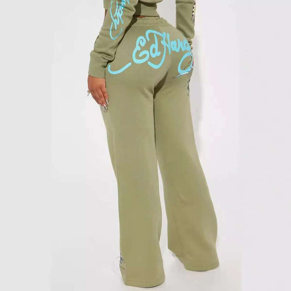 Fashionable Women's Sweatshirt Suit Cross-Border European American Style Printed Positional Design Skirt Set Two Piece Sets
