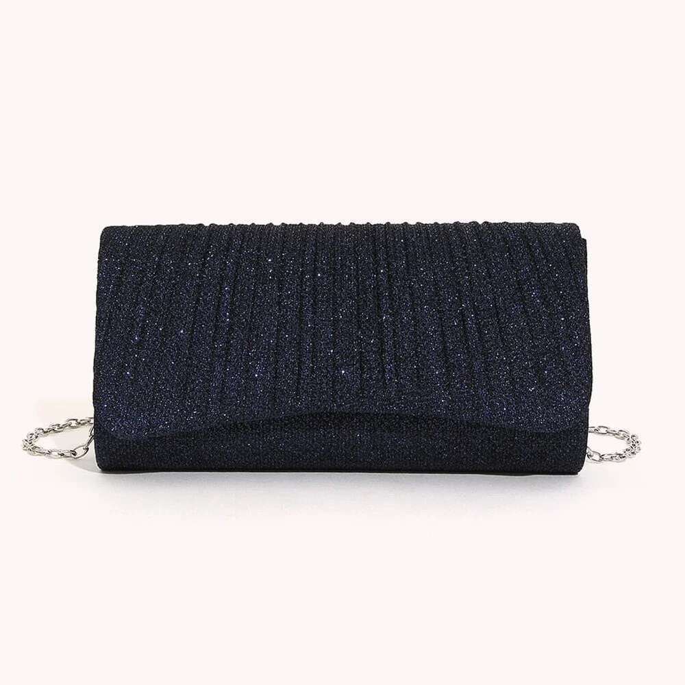 Women Shiny Crossbody Elegant Sparkle Shoulder Bags Bag Fashion Chain Tote Handbag Ladies Chic Evening Wedding Clutch