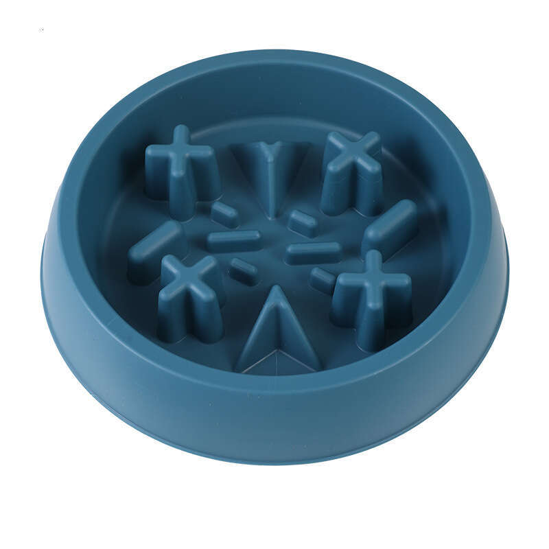 New and Choking Cat Teddy Rice Slow Food Anti Overturning Dog Bowl Pet Supplies