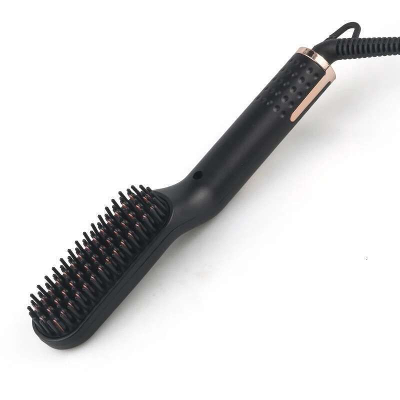 Men Straight Straightening Comb Anti-Scald Feature Portable Beard Brush Straightener for Man