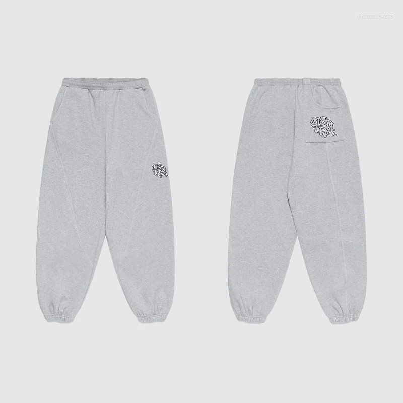 Men's Pants Y2K Retro Jogging Streamlined Seams Street Trendy Embroidery Unisex Sweatpants Hip Hop Harajuku Streetwear Baggy Joggers