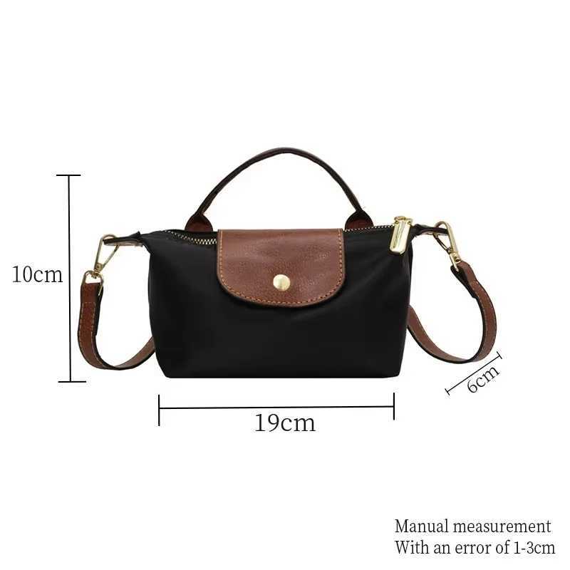 2025 Womens Mini Garbage Handbag High end Nylon Fabric Fashion Shoulder/Cross shaped Mobile Phone Bag M250516