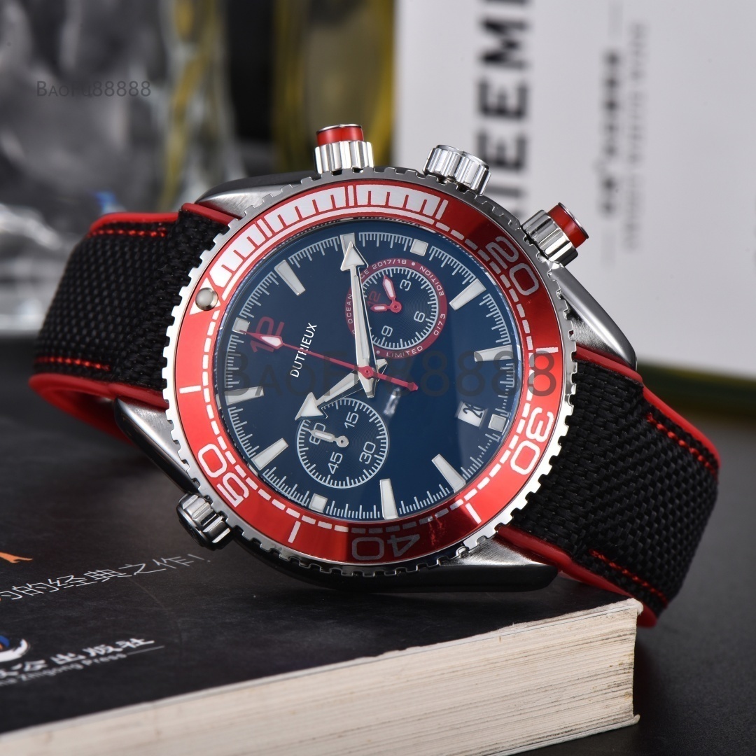 Hot Sale Luxury Watches for Men Quartz Wristwatch Rubber Strap Automatic Date Daily Waterproof Business Sport Male Clocks for Gift Wholesale Automatic Date