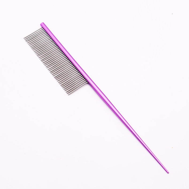 Dog Flea Stainless Steel Pet Grooming Device Cats Pointed Tail Comb For Dogs Beauty Cat Hair Combs Divine Tool