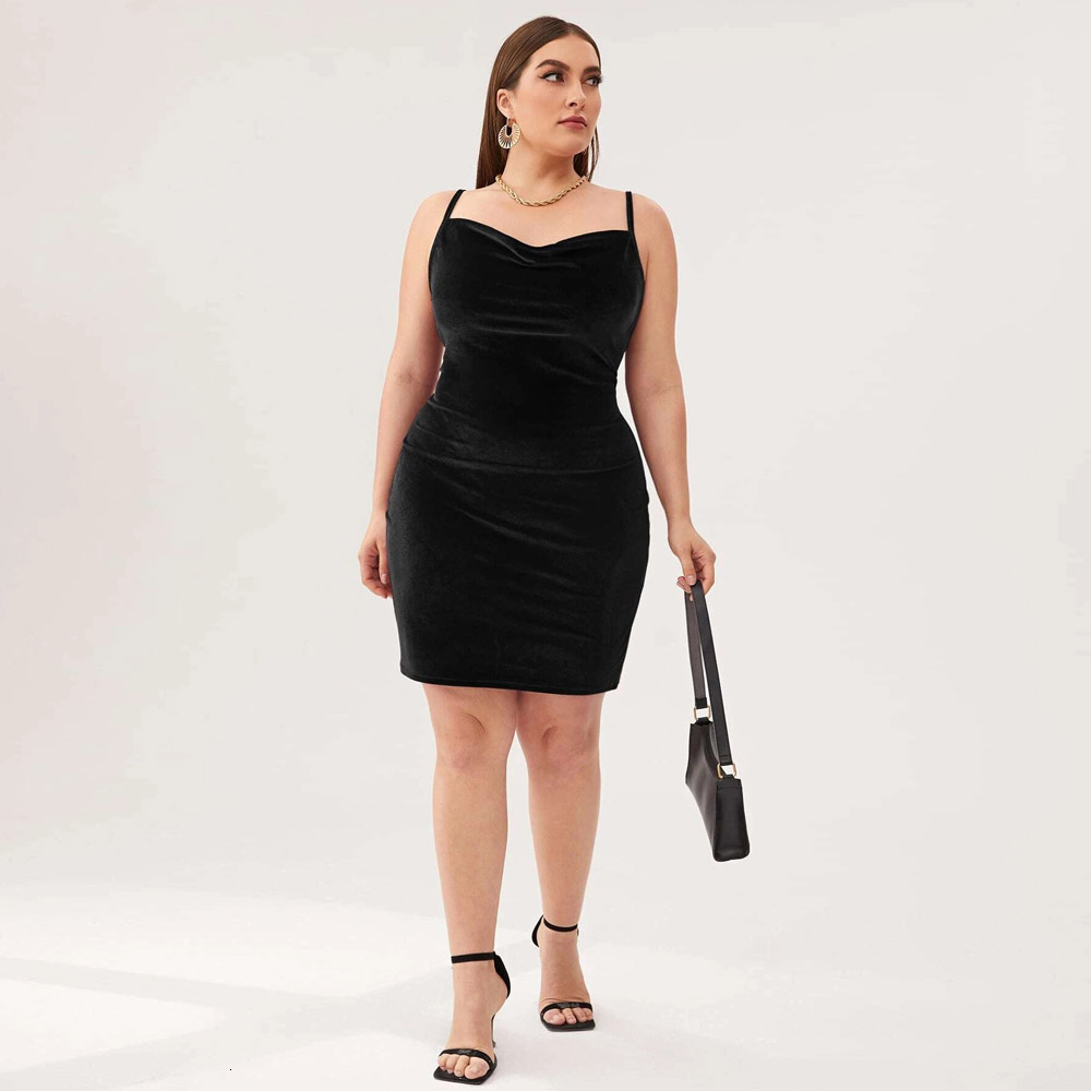 Large Size Womens New Elegant Temperament Waist Bag Hip Strap Velvet Banquet Dress