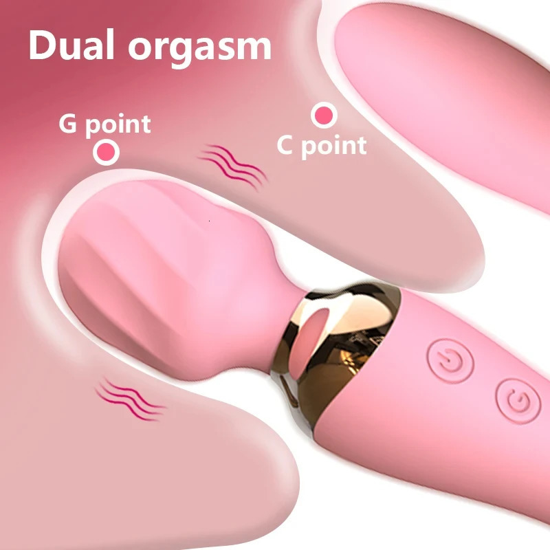 10 Speeds Powerful Female Vibrator AV Magic Wand G-Spot Massager Sex Toys Women Clitoris Stimulate Things for Adults Supplies 250515