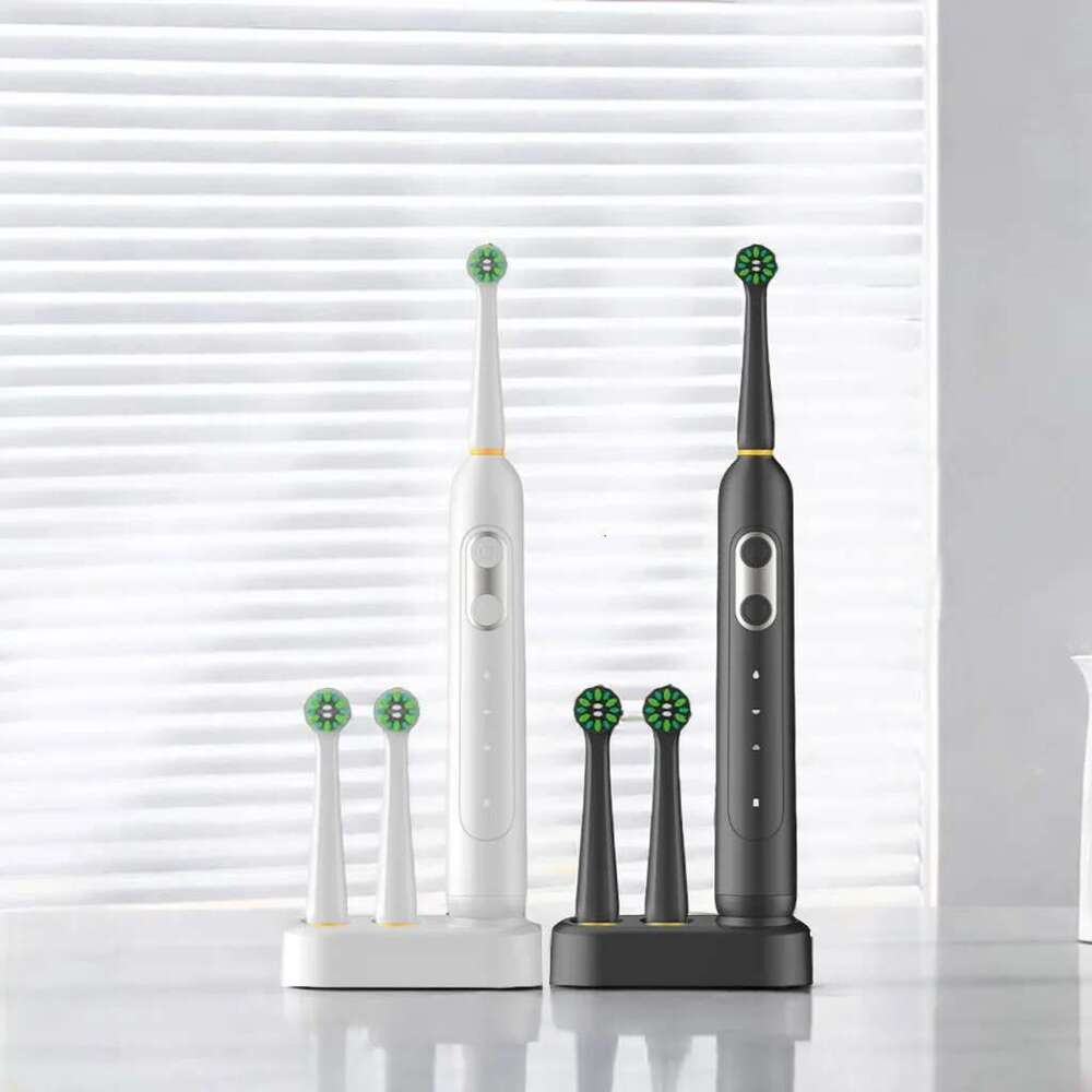 Rotating electric toothbrush induction charging, waterproof, high-performance motor,3 modes 70 day battery life, 10 brush heads