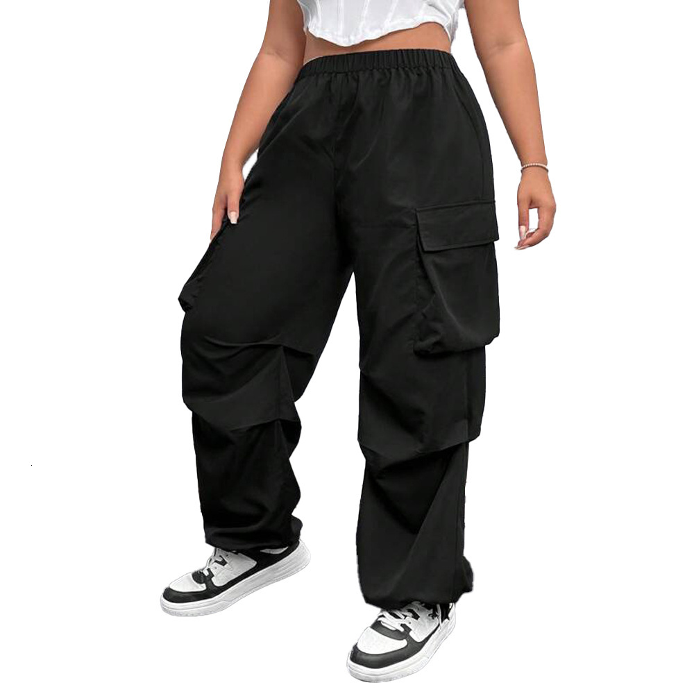 Large Size Womens Clothing Autumn and Winter New Item Ins Fashion Versatile Elastic Waist Casual Pants Work Pants
