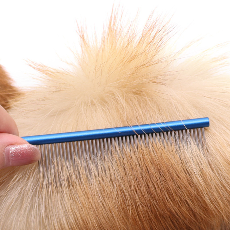 Dog Flea Stainless Steel Pet Grooming Device Cats Pointed Tail Comb For Dogs Beauty Cat Hair Combs Divine Tool