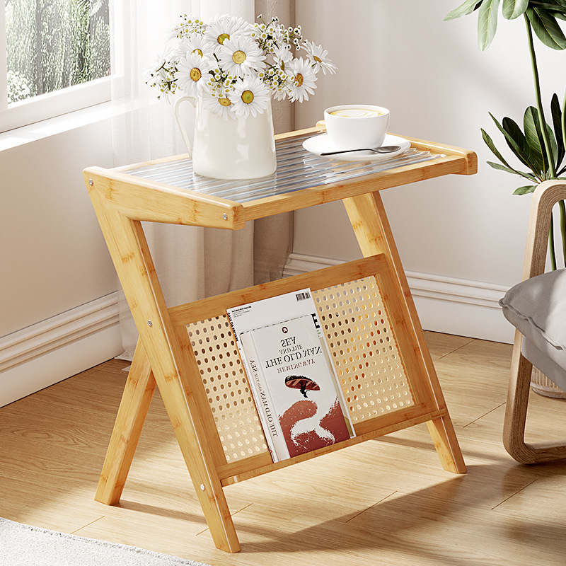 B5164 Modern simple tea table cabinet small table indoor small desk mobile tea table