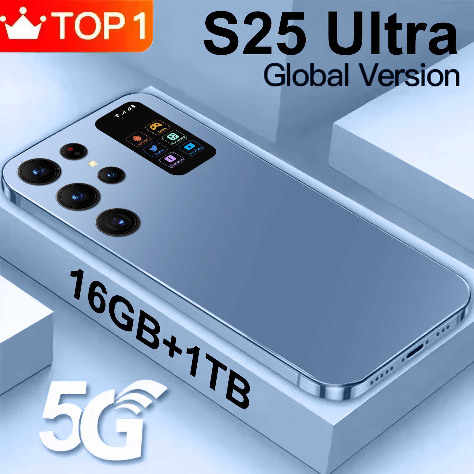 S25 Ultra Phone 16+1T Cheap Android Smartphone OZON Generation R250516