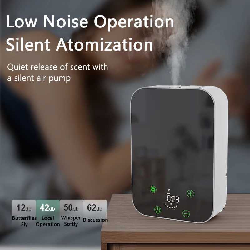 Scent Machine Electric Aroma Nebulizer Scent Diffuser Machine Home Air Fragrance Machine Wall-Mountable for Home/Hotels/Gyms W250516