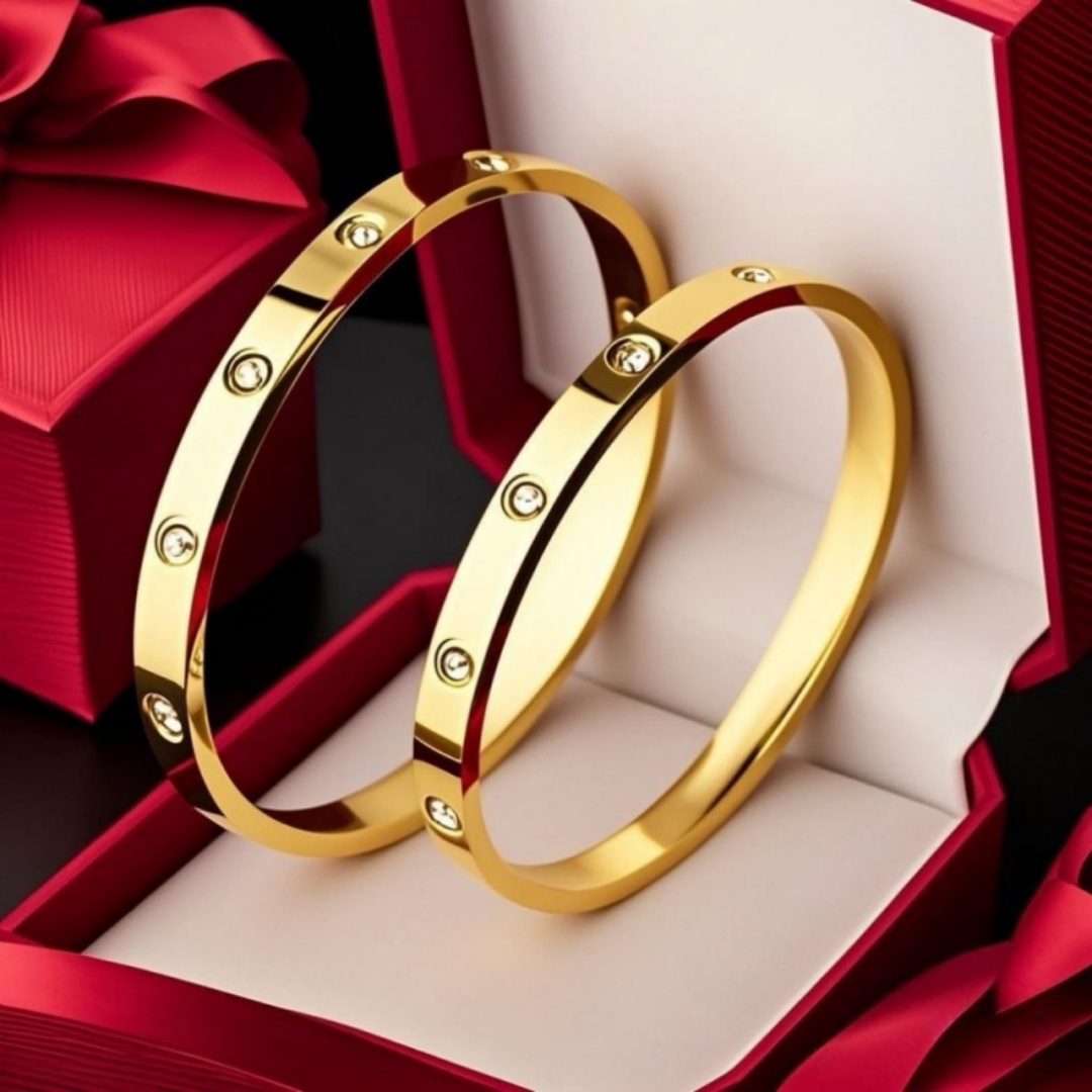 Luxury Designer Bracelet For Women Men Designer Jewelry With Bolt Driver Eternal Lock Buckle 18K Gold Plated Stainless Steel Classic Cuff Bangles Bracelet Designer