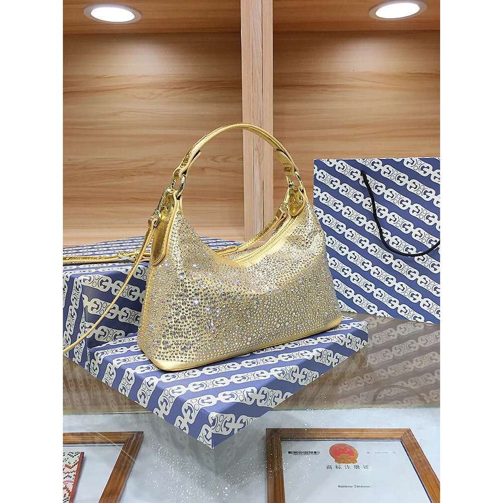 Women Shiny Evening designer Handbag Female Delicate Rhinestone Shoulder Dinner Fashion Large Capacity Tote Bag Gift For Girls
