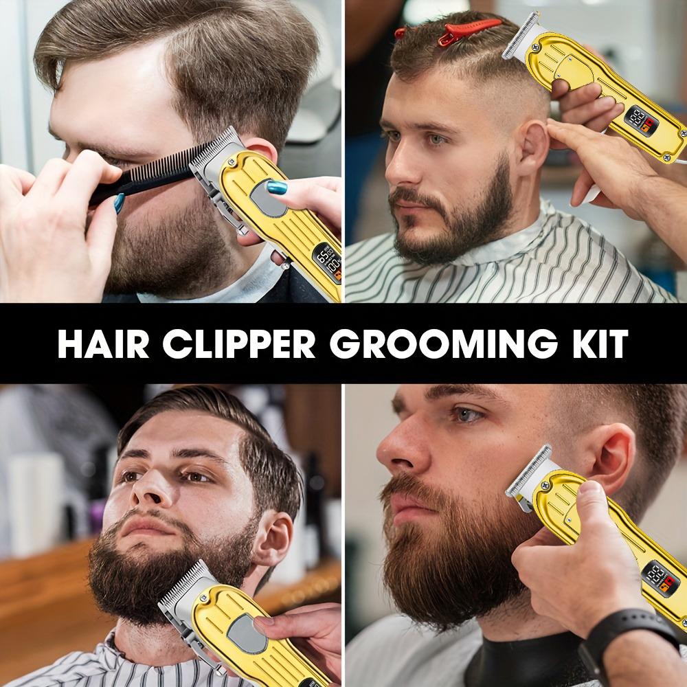 Shaver, Hair Clipper, Nose Hair Repairer, Golden Four in One 2025 New Style Set, Fashionable and Atmospheric, Hair Salon, Family Exclusive