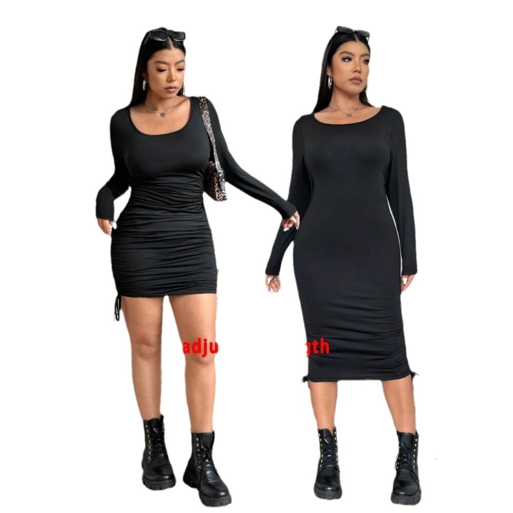 Womens Sexy Pure Desire Style Dress Autumn/winter New Wrinkle Slimming Short Skirt