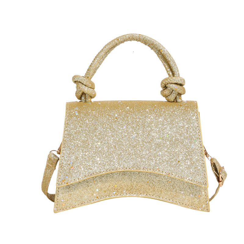 2025S designer new fashion sequin handbag women texture commuting shoulder crossbody versatile ins style armpit bag trend