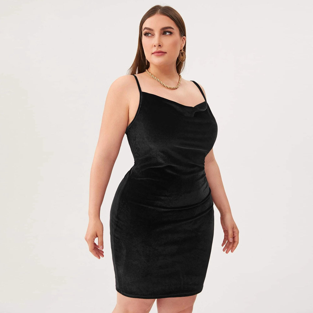 Large Size Womens New Elegant Temperament Waist Bag Hip Strap Velvet Banquet Dress