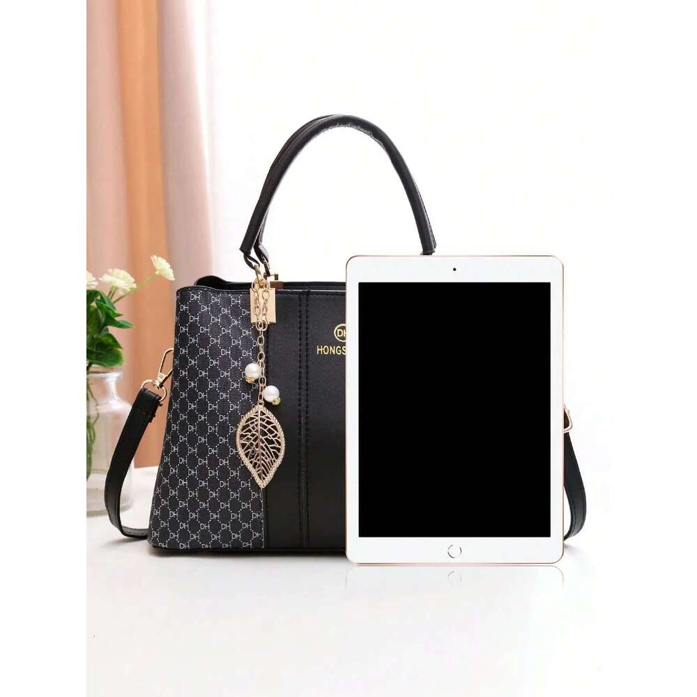 Ladies' mature and one shoulder crossbody mother bag, large capacity elegant handbag