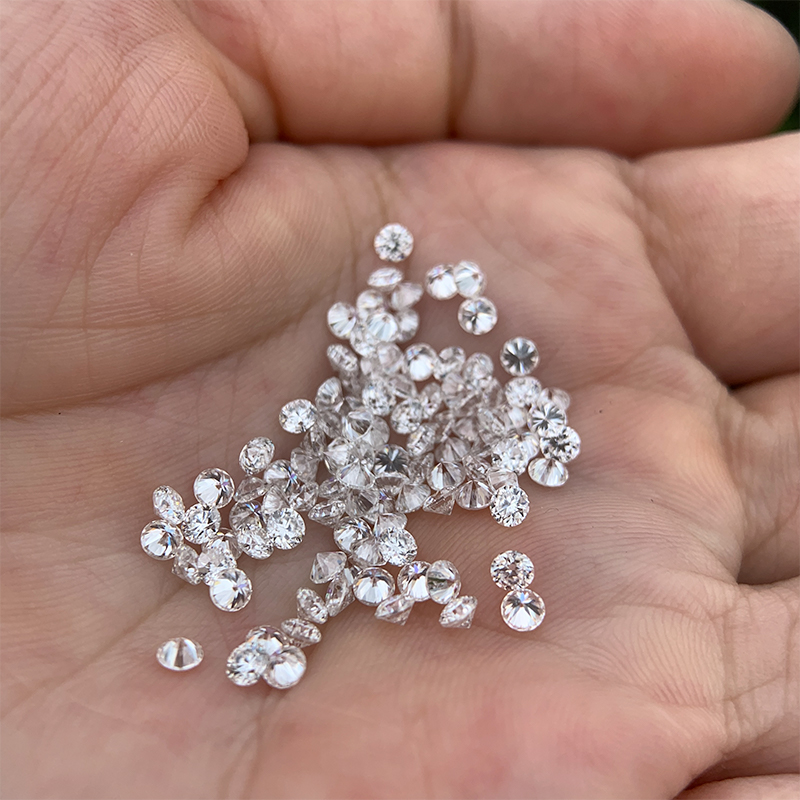 Loose Moissanite Diamonds Classic DEF White VVS Round Brilliant Cut 0.1-1CT Small Synthetic Stone Wholesale Moissanites For Jewellery Making