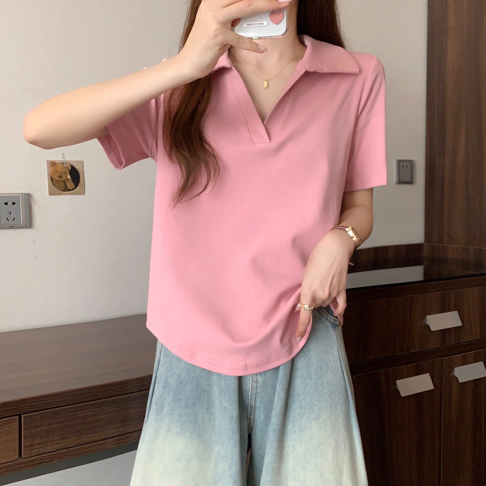 Plus Size Tshirt Women 2024 Summer Fashionable Solid Color 100 Cotton Loose Large Tops 250514