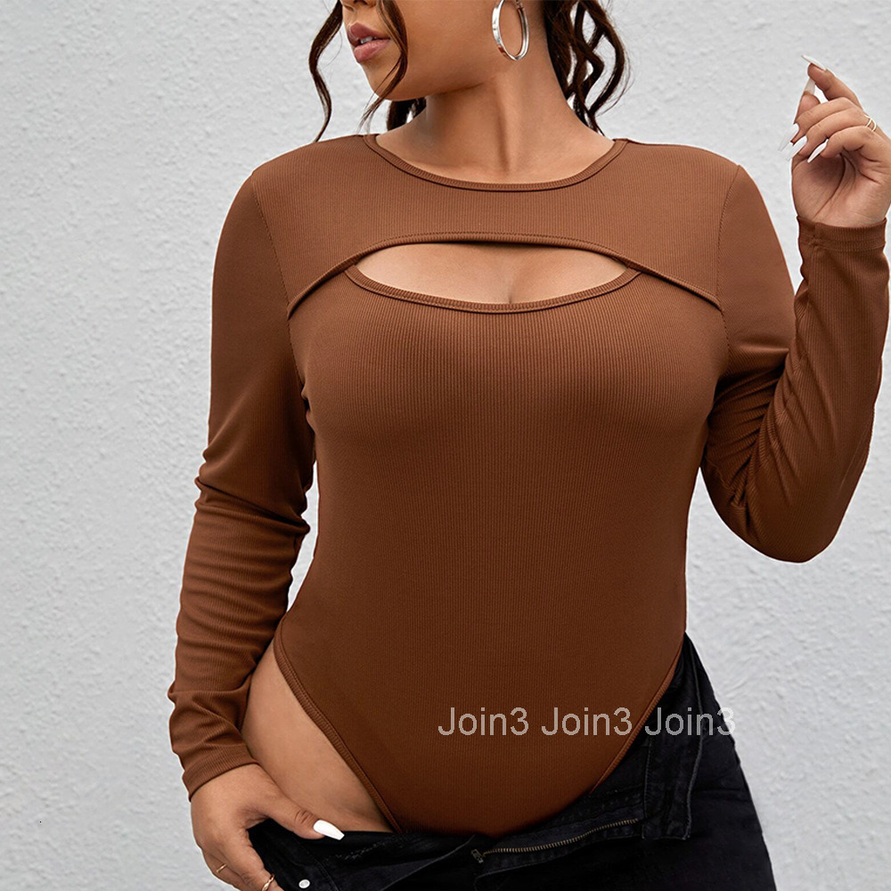 Large Size Womens Simple Commuting Jumpsuit for Autumn and Winter Sexy and Slim Fit Design Three Part Tapered Pants