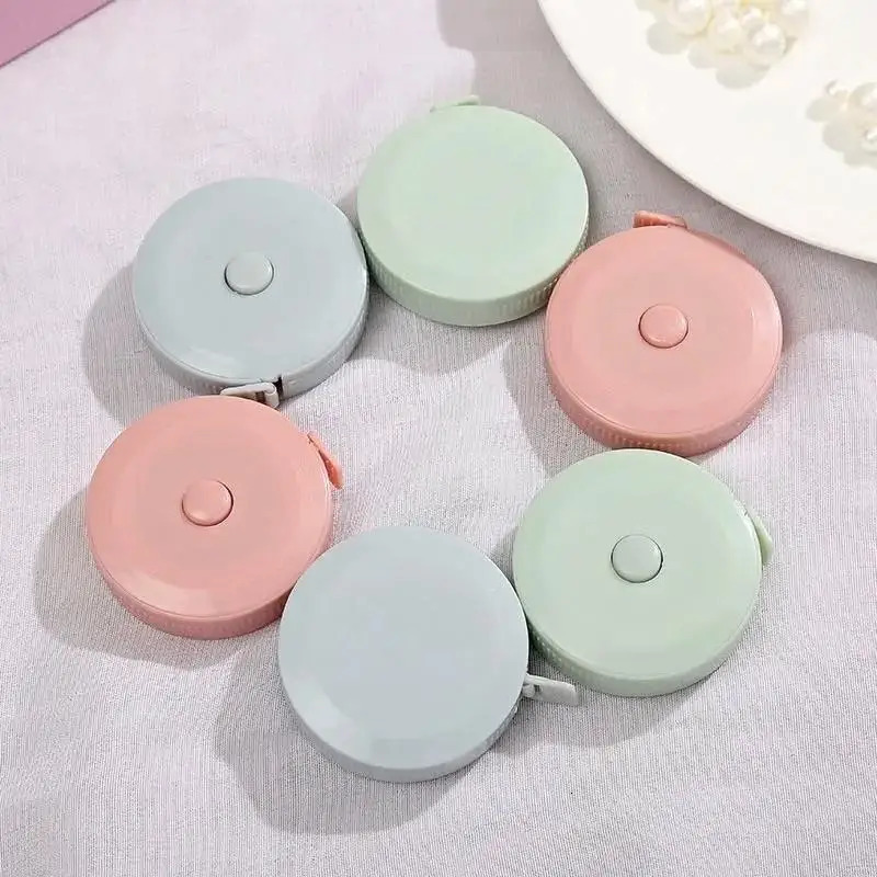 1.5Meter Soft Tape Measure Scale Body Sewing Flexible Tailor Ruler Centimeter Inch Portable Retractable Self-Lock Measuring Tape 250516