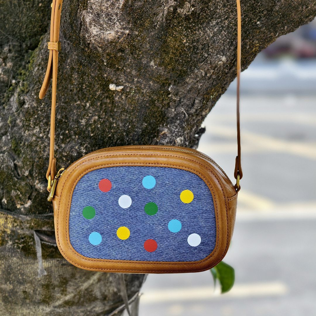 2025S Creative Cowboy Oil Crossbody Casual Versatile Spot Women Plant Tanning Fun Small Designer Shoulder Bag