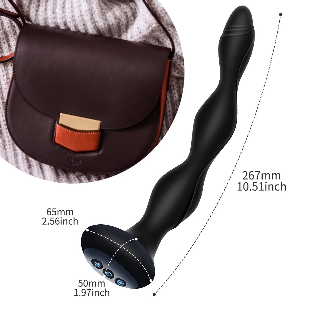 Electric Shock Anal Plug Prostate Massager Intelligent Heating Butt Plug Female Masturbator Anal Bead Erotic Sex Toys for Couple 250515