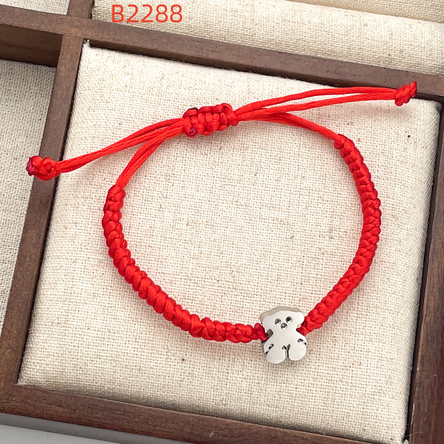 Fashion Women Men Silver Gold Stainless Steel Round Circle Black Color Red Cotton Rope Animal Weave Bracelets Jewelry Pulsera Gift