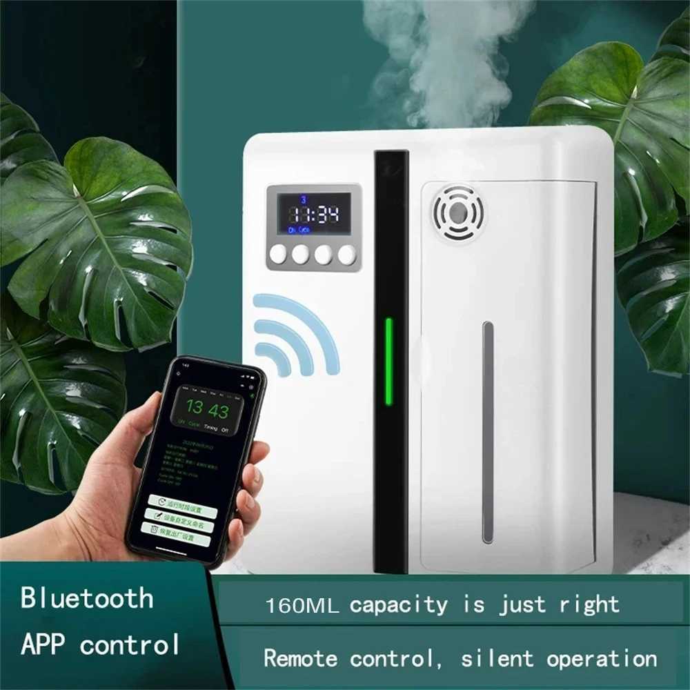 Scent Machine Aroma Diffuser 160ml Fragrance Diffuser For Large Area Hotel Lobby Home Fragrance Smell Distributor Bluetooth W250516