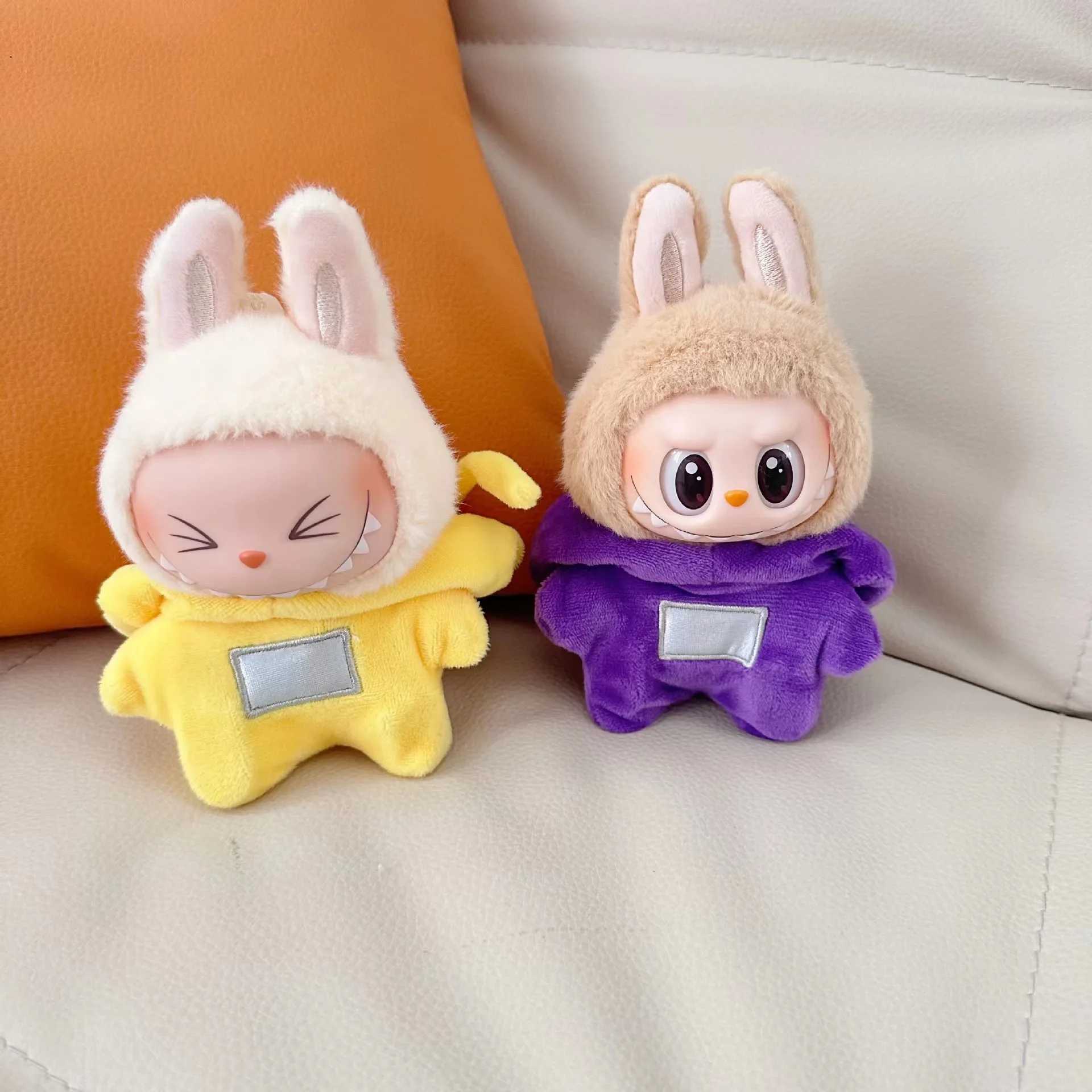 17cm Labubu II Fashion Outfit Idol Dolls Sitting Par Cute Plush DollS Clothes Clothing Accessories For Korea K Exo Free shipping