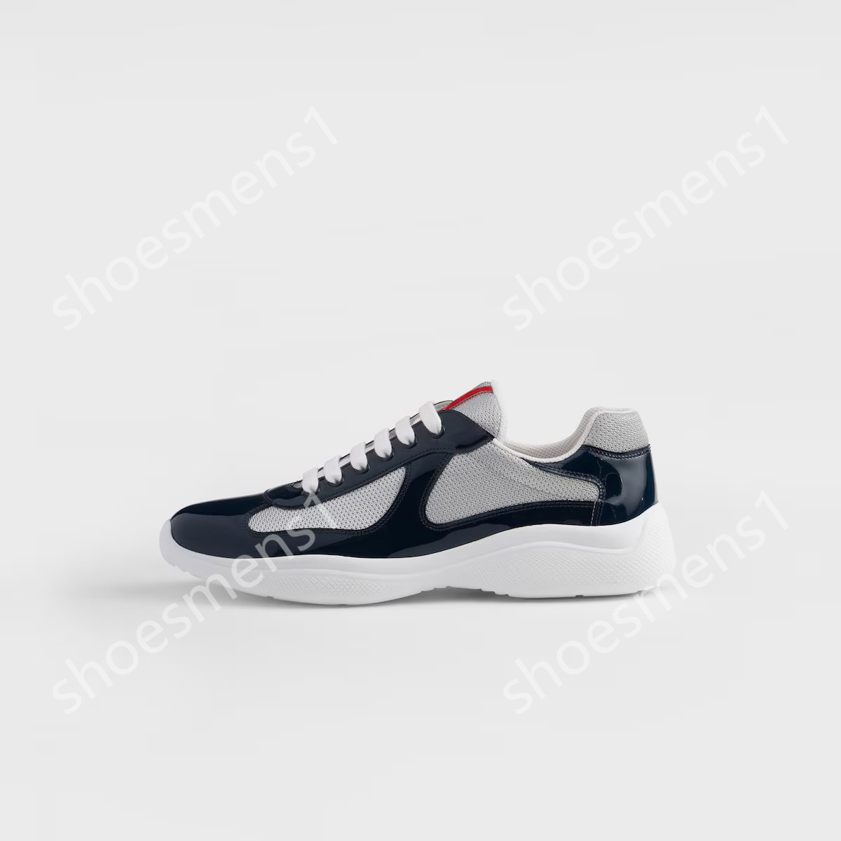 designer women shoes men sneakers casual white sneaker Luxury black man red label series of high quality mesh beef cowhide splicing patent leather flat sports shoes