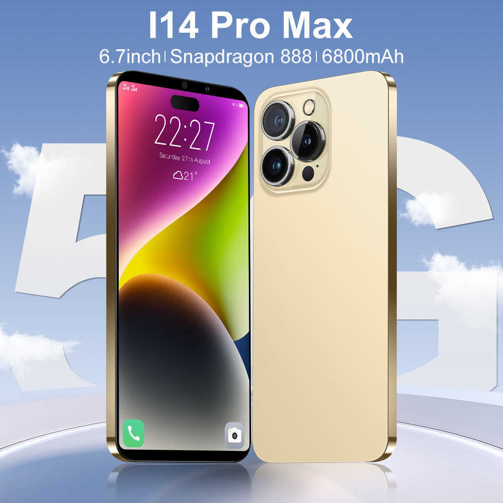 Phone I14 Pro Max Hot selling Smartphone Low Price 6.7-inch HD+Screen 16+Android 8.1 R250516