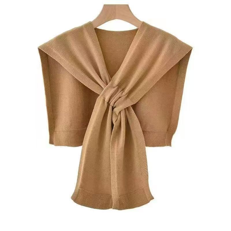 K735 Knitted striped small shawl high-end 2025 new all-match fashion shirt outerwear spring outing sunscreen waistcoat