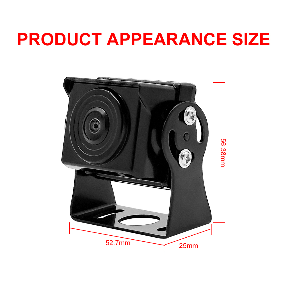 Truck backup Camera, AHD720P /1080P Reversing Camera, Waterproof Night Vision Wide Angle Rear View Camera, Aviation Head 4-Pin Connector for RV, car, 
